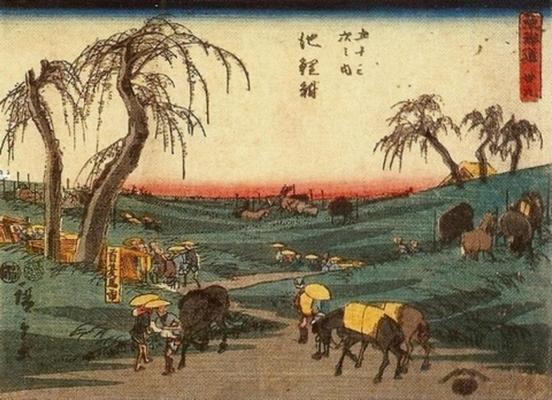 《連接江戶（東京）和京都的路》作品賞析