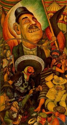《墨西哥的专政生活的狂欢节》作品赏析