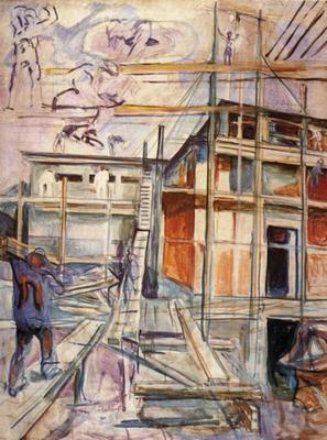 《建設(shè)冬季工作室。艾可利》作品賞析