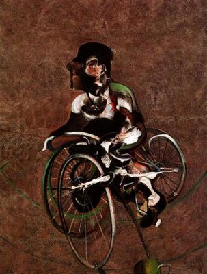 《乔治戴尔骑自行车的肖像》作品赏析