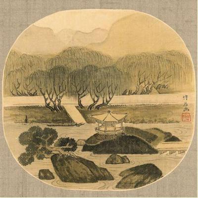 《傅山、傅眉山水花卉冊》作品賞析