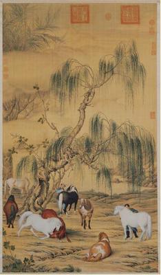 《八駿圖（色正版本）》作品賞析