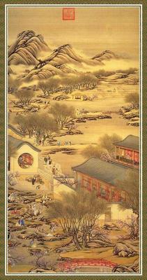 《十二月令圖（3月）》作品賞析