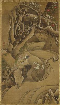 《四季花鳥圖04-冬》作品賞析
