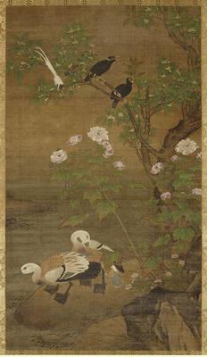 《四季花鳥圖03-秋》作品賞析