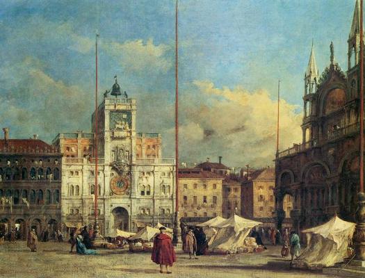 《圣马可广场，威尼斯》作品赏析