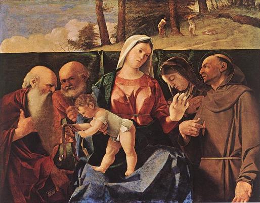 《圣母子与圣杰罗姆》作品赏析
