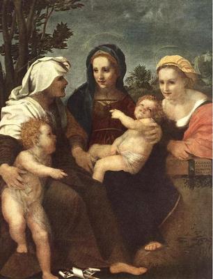 《圣母子与圣凯瑟琳》作品赏析