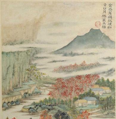 《杜甫詩(shī)意圖冊(cè)05》作品賞析