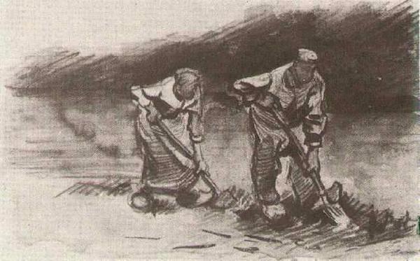 《耕作的農民和農婦》作品賞析