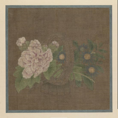 《花籃圖（筆耕園）》作品賞析