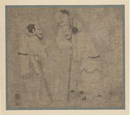 《人形圖（筆耕園）》作品賞析