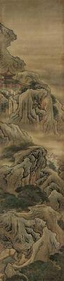 《蓬萊仙境圖屏-4》作品賞析