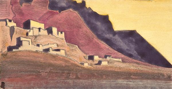 《西藏據點（習作）》作品賞析