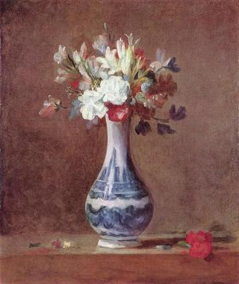 《靜物，花瓶里的花》作品賞析