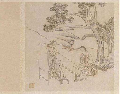《十六應(yīng)真冊(cè)16》作品賞析