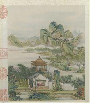 《山水樓閣圖冊3》作品賞析