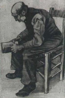 《坐著讀書的男人》作品賞析