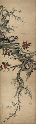 《四季花鳥圖屏8》作品賞析