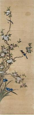 《四季花鳥圖屏2》作品賞析