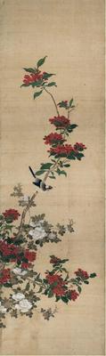 《四季花鳥圖屏4》作品賞析