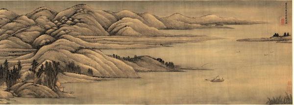 《夏景山口待渡圖》作品賞析
