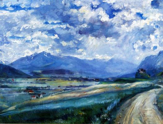 《客棧山谷的風(fēng)景》作品賞析