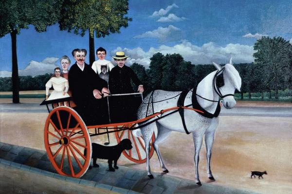 《老朱尼耶的馬車》作品賞析