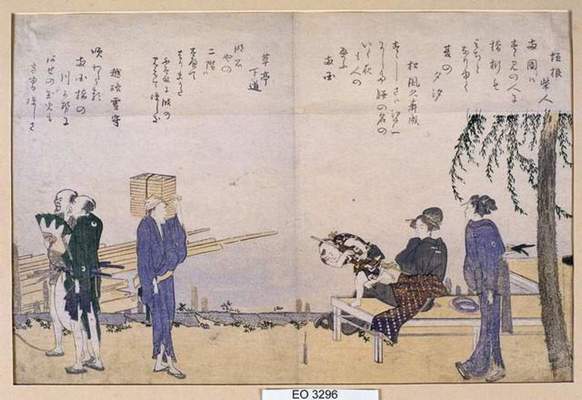 《墨田的春天景象》作品賞析