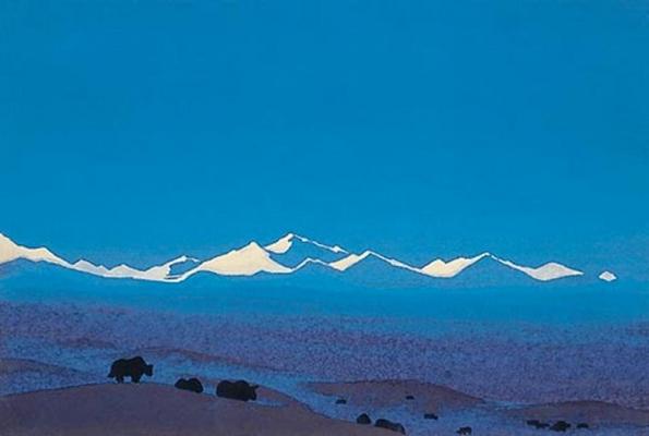 《西藏邊緣的南山》作品賞析