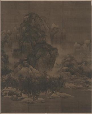 《雪景寒林圖舊》作品賞析