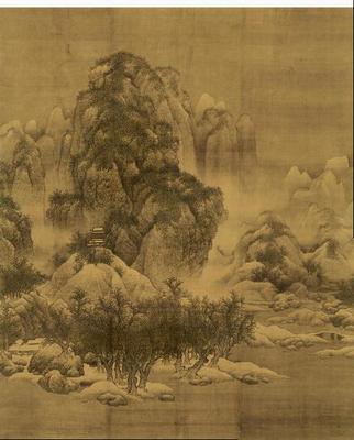 《雪景寒林圖新》作品賞析