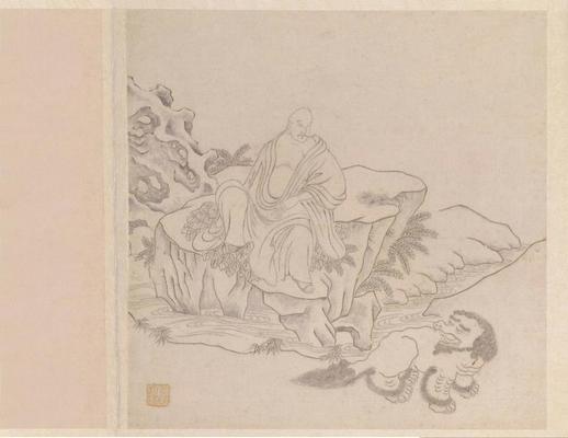 《十六應(yīng)真冊(cè)5》作品賞析