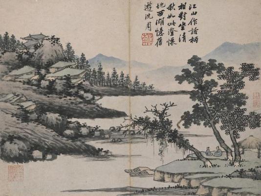 《臥游圖冊14》作品賞析
