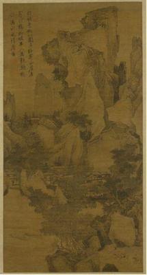 《錢塘景物圖軸》作品賞析