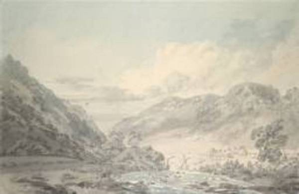 《橋梁的山風景》作品賞析