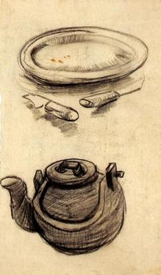 《餐具和水壺》作品賞析
