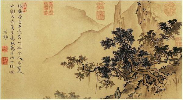 《山林清趣圖》作品賞析