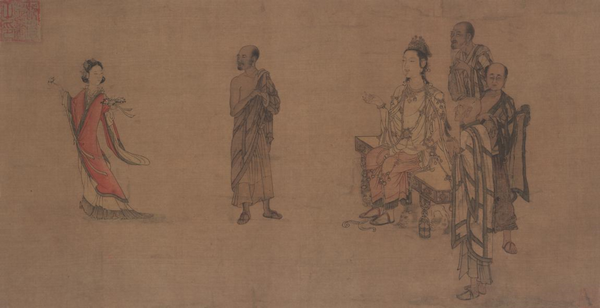 《天女獻(xiàn)花圖》作品賞析