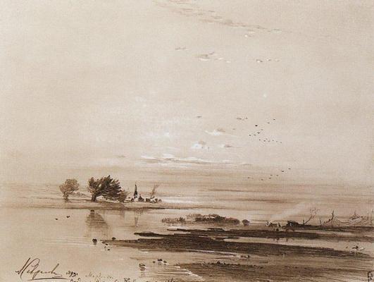 《初春，春汛》作品賞析