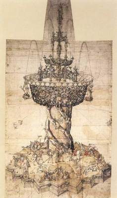 《噴泉的剪影》作品賞析