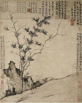 《棘竹幽禽圖》作品賞析