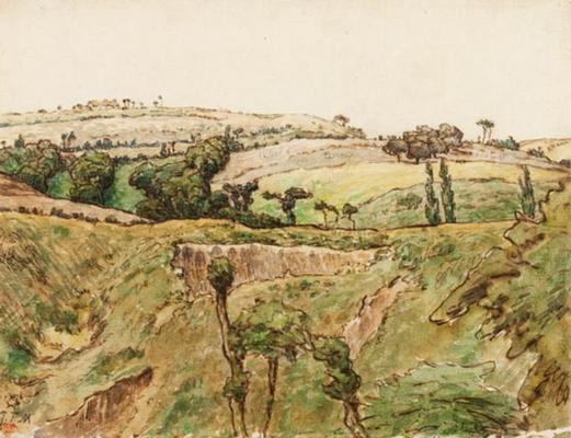 《丘陵景觀》作品賞析