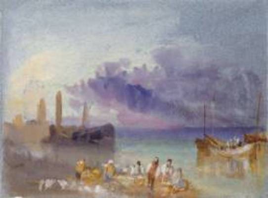 《海港景觀》作品賞析