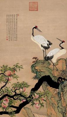《蟠桃圖》作品賞析