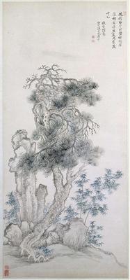 《松竹圖》作品賞析