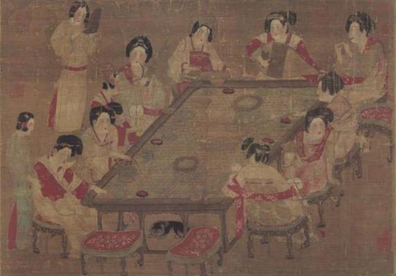《宮樂圖》作品賞析