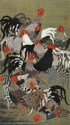 《群雞圖》作品賞析