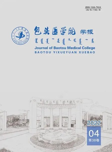 《包头医学院学报》2022年4期封面图