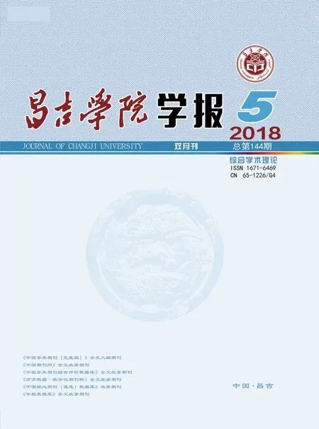 《昌吉學院學報》2018年5期封面圖